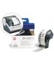 Etiqueta brother dk22211 cinta plastica continua adhesiva blanca 29mmx15,24 m