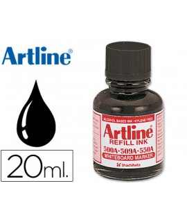 Black artline ink for whiteboard marker 500a bottle 20 ml
