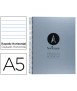 Cuaderno espiral navigator a5 micro tapa forrada 120h 90 gr horizontal sin bandas 6 taladros