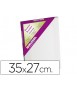 Leading framepaper5f canvas stapled back cotton 100% pawlonia frame 1.8x3.8 cm wood edges 35x27 cm