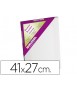 Bastidor liderpapel 6p lienzo grapado trasero algodon 100% marco pawlonia 1,8x3,8 cm bordes madera 41x27 cm