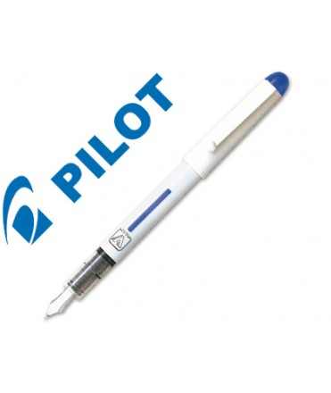 Pluma pilot v pen blanco desechable azul svpn-4wl