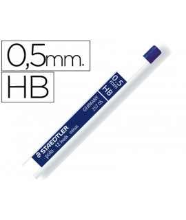 Graphite staedtler Leads 0.5mm hb Pole 257 Tube with 12 Leads