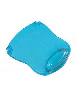 Mouse pad q-connect blue gel wrist rest