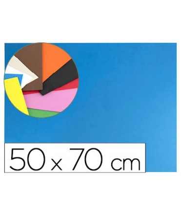 Goma eva liderpapel 50x70cm 60g/m2 espesor 1.5mm azul