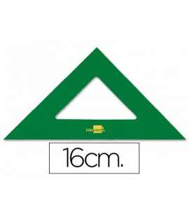 Escuadra liderpapel 16 cm acrilico verde
