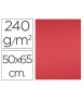 Cartulina liderpapel 50x65 cm 240g/m2 rojo