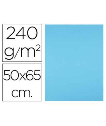 Cartulina liderpapel 50x65 cm 240g/m2 azul turquesa