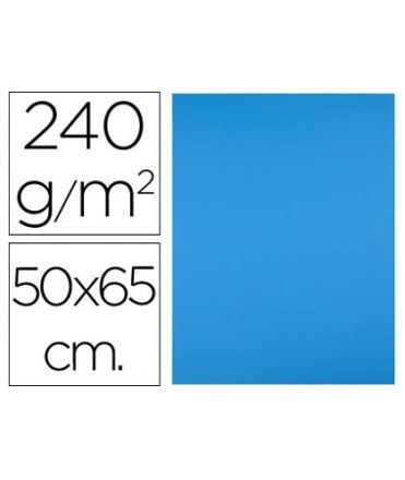 Cartulina liderpapel 50x65 cm 240g/m2 azul