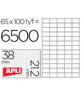 apli 1283 Adhesive Label Size 38x21.2mm for Ink-Jet Laser Copier Box with 100 A4 DIN Sheets