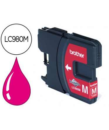 Ink-jet brother lc-980m dcp-145/dcp-165/mfc-250/mfc- 290 magenta