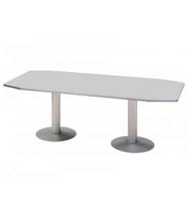 Mesa reunion meeting 3003at01 estructura gris tablero haya 220x100x72 cm