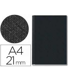 Rigid channel binding cover 73950095 black spine 21 mm capacity 210 sheets