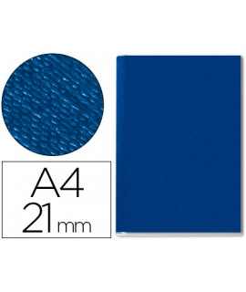 Rigid channel binding cover 73950035 blue spine 21 mm capacity 210 sheets