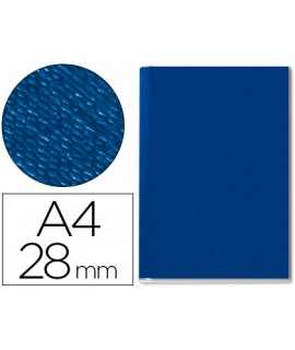 Tapa de encuadernacion impressbind rigida 73970035 azul lomo 28 mm capacidad 280 hojas
