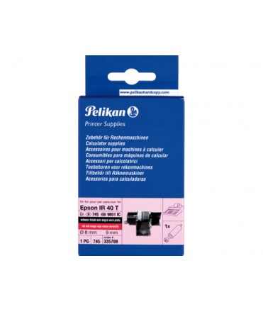 Rodillo entintado pelikan ir40t negro/rojo 1 unidad
