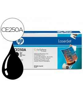 Toner hp laserjet color cp3525 negro 5.000 pag