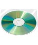 Funda autoadhesiva para cd q-connect sin solapa pack de 10 unidades