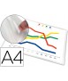 Self-adhesive cover q-connect din a4 210x297mm pack of 5 units