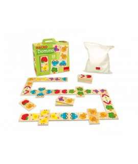 Macro domino tabletop diset set