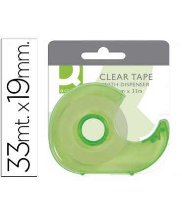 Miniportarrollo q-connect para cinta de 33 m x 19 mm