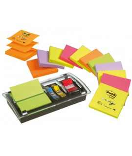 Bloc de notas adhesivas quita y pon post-it dispensador de index
