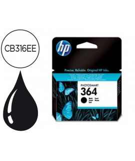 Ink-Jet hp 364 Black Photosmart Premium - C309A / C5300 Series / C6300 / B8500 / D5400 -250pag