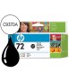 Ink-jet hp 72 negro foto designjet t610/1100 -130ml-