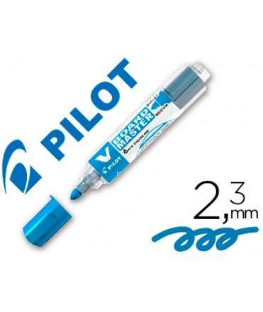 Rotulador pilot v board master para pizarra blanca azul tinta liquida trazo 2,3mm