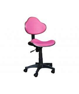 Swivel chair q-connect medium backrest, adjustable height 820+120mm, width 430mm and prof. 440 mm pink