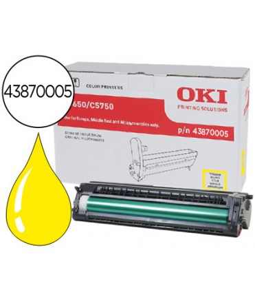 Tambor oki c5650/5750 amarillo 20000 paginas