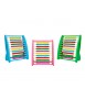 Wooden abacus liderpapel 100 balls colors 273x112x230mm