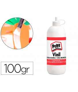 Pegamento cola vinilica pritt blanca bote de 100 g