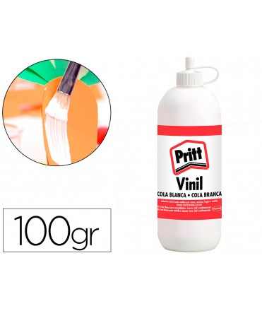 Pegamento cola vinilica pritt blanca bote de 100 g