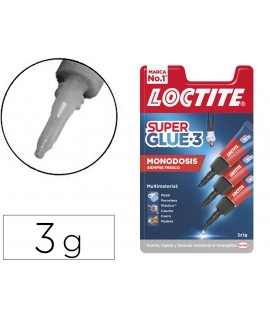 Glue loctite super glue 3 1 gr blister single dose