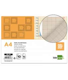 Drawing Paper liderpapel 210x297mm 80g/m2 mm pack of 10 sheets