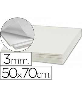 Foam board liderpapel white adhesive 1 side 50x70 cm thick 3 mm