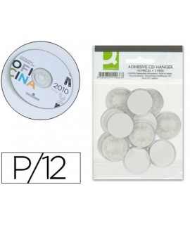 CD holder q-connect stickers - bag of 12 units