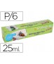 Pintura para tela la pajarita kids 25 ml caja de 6 unidades colores surtidos + pincel