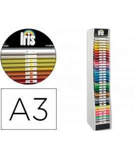 Empty display 34 shelves for cardboard a3 185 gr measures 60x40x200 cm