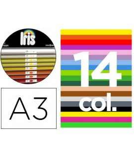 cardboard a-3 29.7x42 cm content ""c"" assorted colors 185 grs