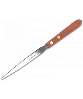 Abrecartas q-connect con mango de madera longitud 215 mm