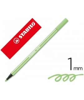Watercolor stabilo pen pen 68 ice green thick tip 1mm