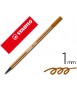 Rotulador stabilo acuarelable pen 68 marron punta gruesa 1mm
