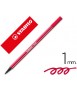 Watercolor stabilo pen pen 68 dark red thick tip 1mm