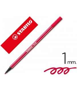 Watercolor stabilo pen pen 68 dark red thick tip 1mm