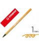 Rotulador stabilo acuarelable pen 68 naranja punta gruesa 1mm