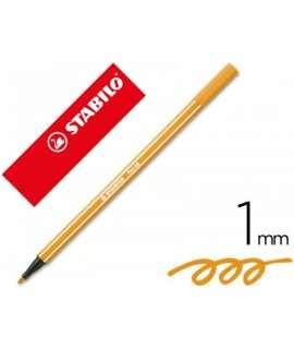 Watercolor stabilo pen pen 68 orange thick tip 1mm