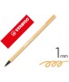 Rotulador stabilo acuarelable pen 68 ocre oscuro punta gruesa 1mm