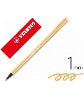 Watercolor stabilo pen pen 68 dark ochre thick tip 1mm